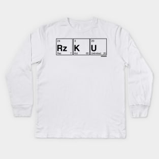 Rez Kid Unlimited White! Kids Long Sleeve T-Shirt